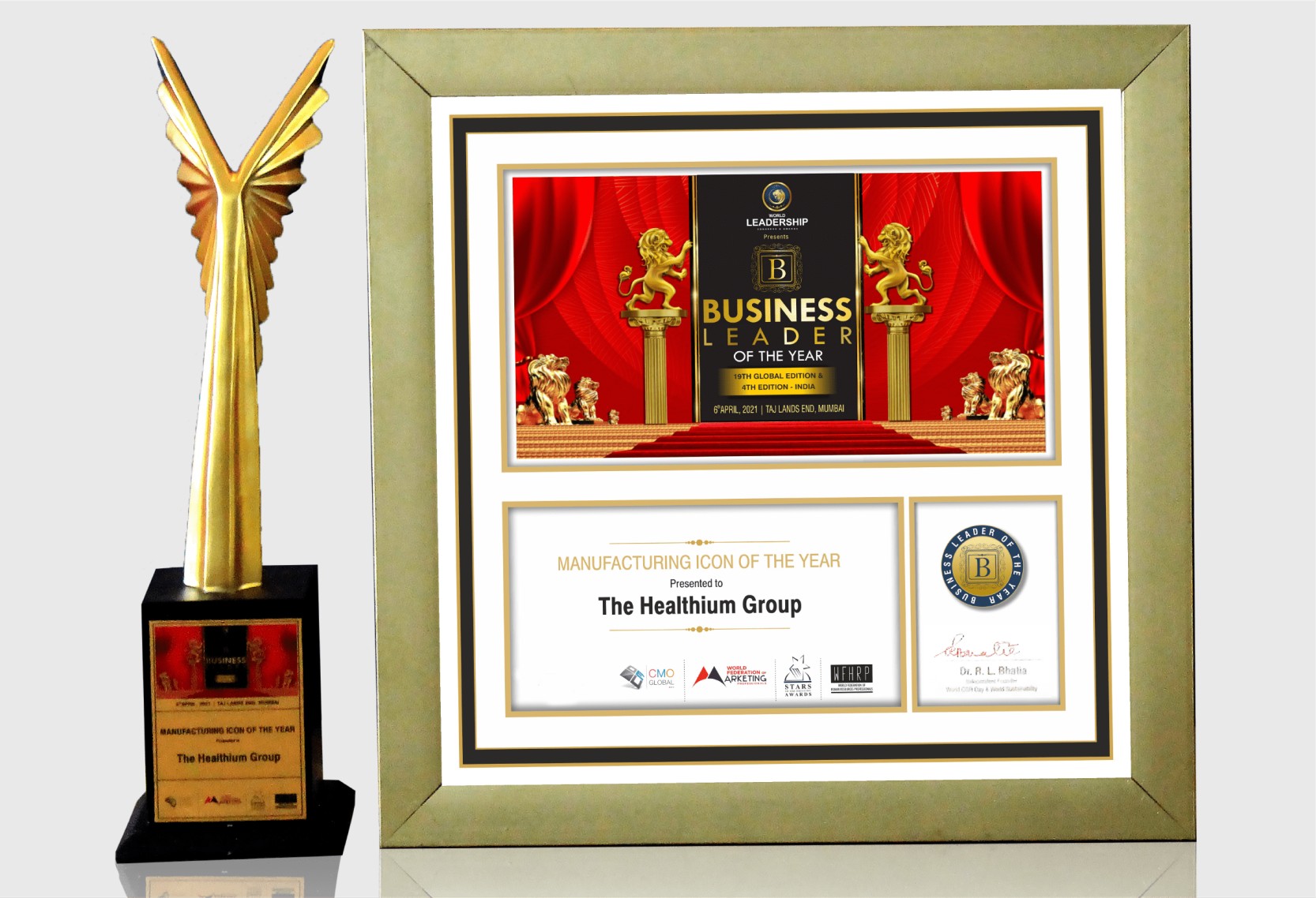 Healthium bags top Leadership awards at World Leadership Congress and CFO100 Awards